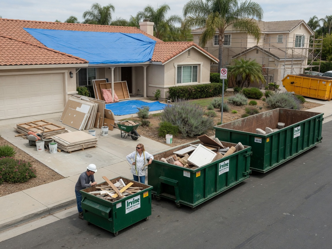 How to Choose the Right Dumpster Size for Home Renovations in Irvine