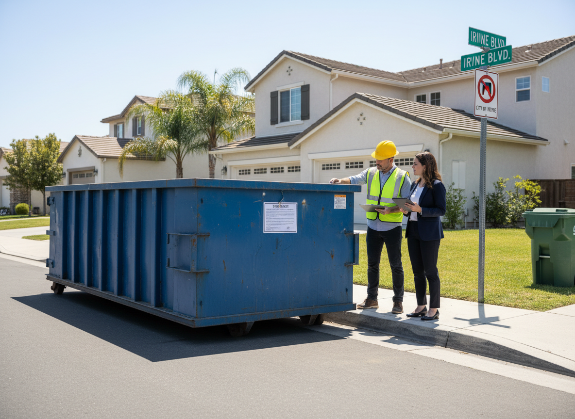 Irvine Dumpster Rental Permit Requirements Explained